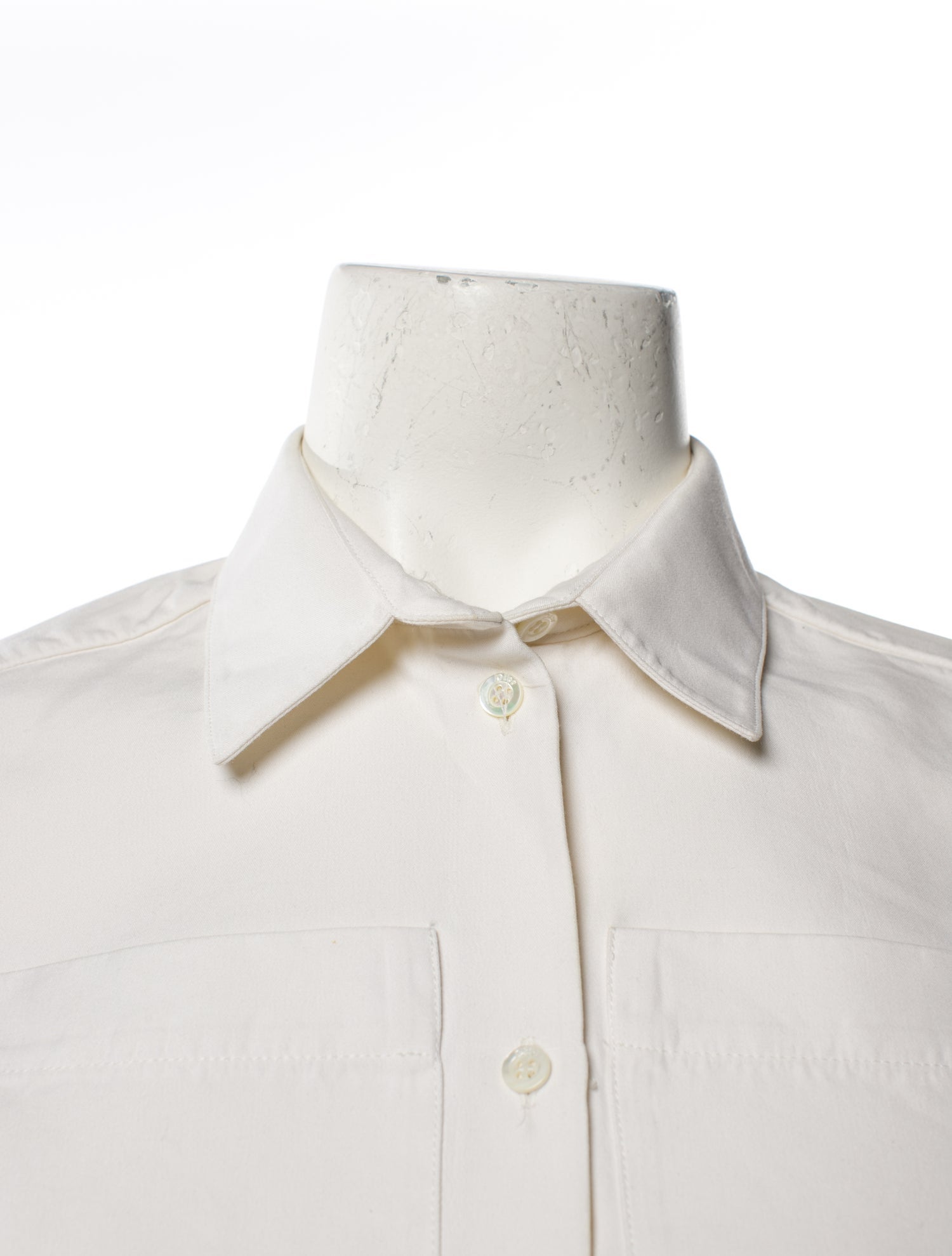 Christian Dior Short Sleeve Button-Up Top